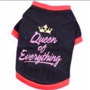 2/$30 QUEEN OF EVERYTHING T-Shirt Dog Cat Pet